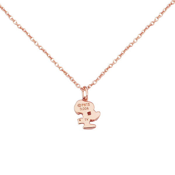 HUGハートスヌーピー プチペンダント