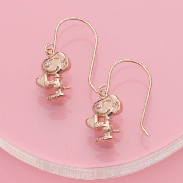 HUGハートスヌーピー プチピアス