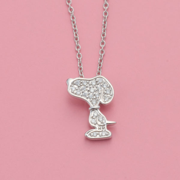 スヌーピーキラキラパヴェ ペンダント