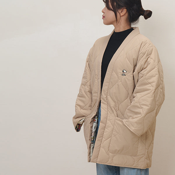 【おかいものSNOOPY限定】DAN-TEN/パッカブルはんてん(リバーシブル)