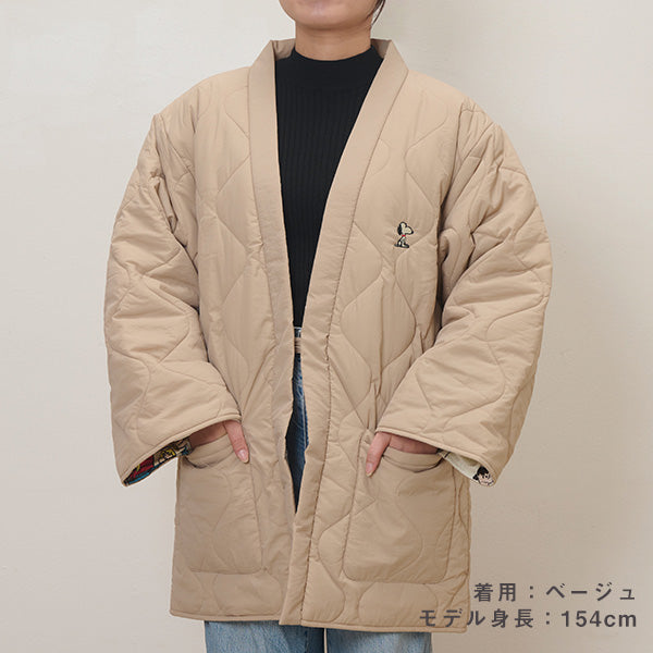 【おかいものSNOOPY限定】DAN-TEN/パッカブルはんてん(リバーシブル)