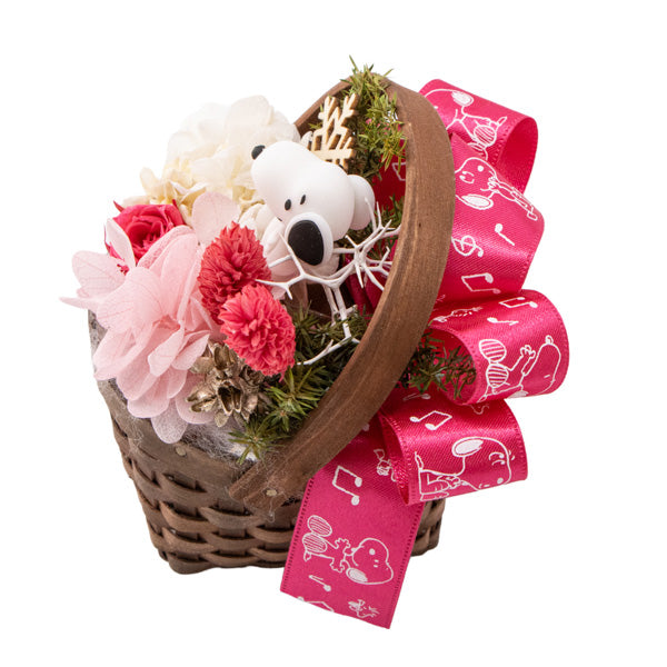 スヌーピー ウィンターバスケット