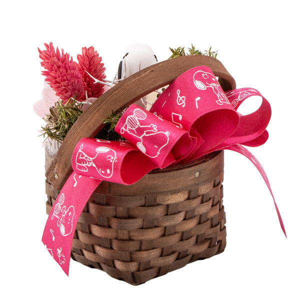 スヌーピー ウィンターバスケット