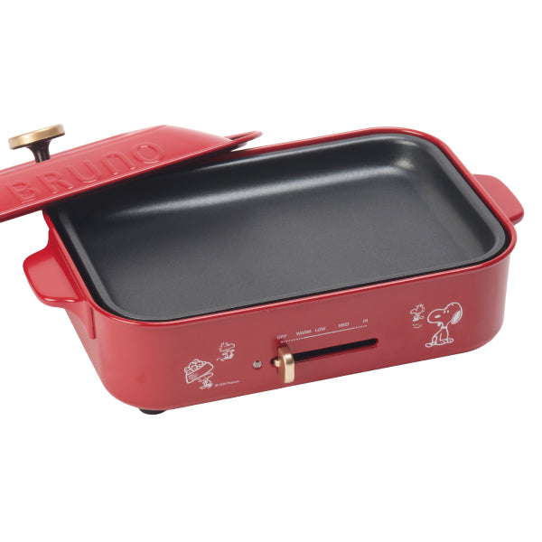 【おかいものSNOOPY限定】BRUNOコンパクトホットプレート (SNOOPY&Woodstock)