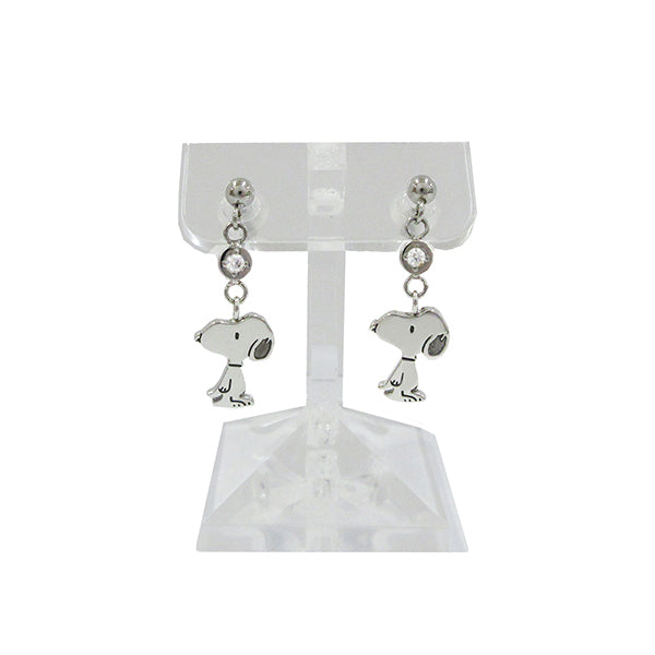 PEANUTS 「phitenモデル」スヌーピースウィングキュービック ピアス