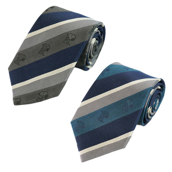 スヌーピー ネクタイ (ストライプ柄)