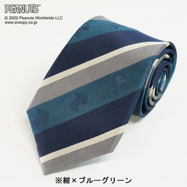 スヌーピー ネクタイ (ストライプ柄)