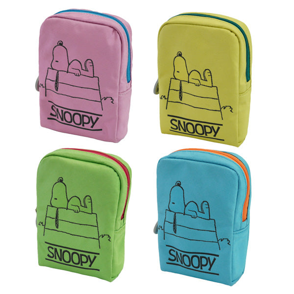 スヌーピー コスメポーチ (ネオンカラー柄)
