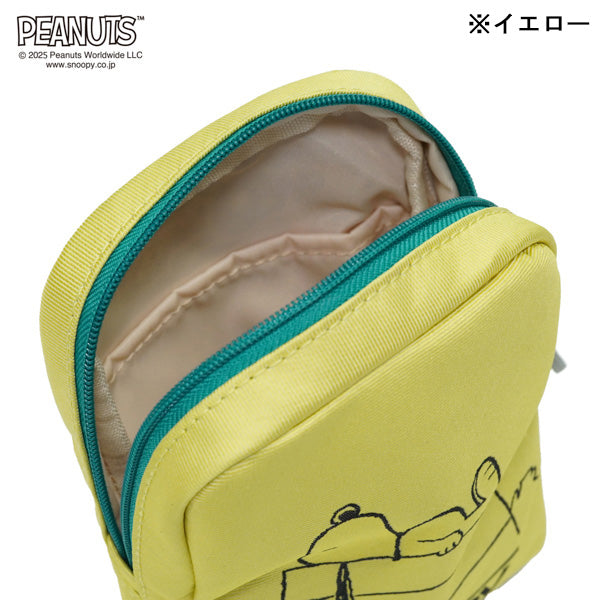 スヌーピー コスメポーチ (ネオンカラー柄)