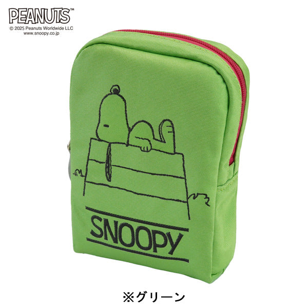 スヌーピー コスメポーチ (ネオンカラー柄)