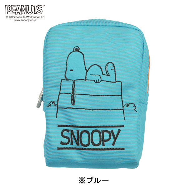 スヌーピー コスメポーチ (ネオンカラー柄)