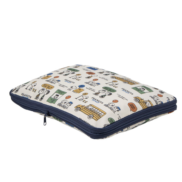 スヌーピー 圧縮ポーチL (PEANUTS STREET)