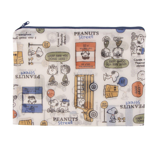 スヌーピー メッシュポーチ 5点セット (PEANUTS STREET)