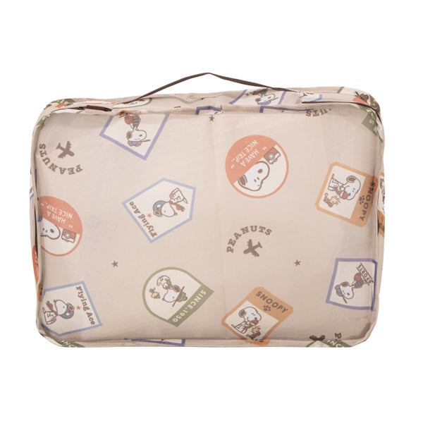 スヌーピー メッシュポーチ 5点セット (Let's take a trip)