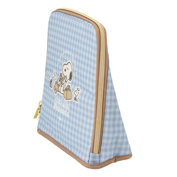 スヌーピー スタンドポーチ (スヌーピーとくま)