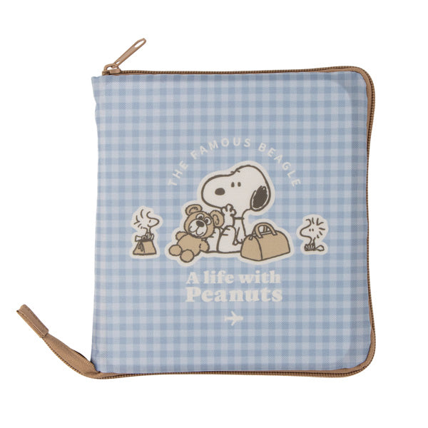 スヌーピー 折りたたみボストンバッグ (スヌーピーとくま)