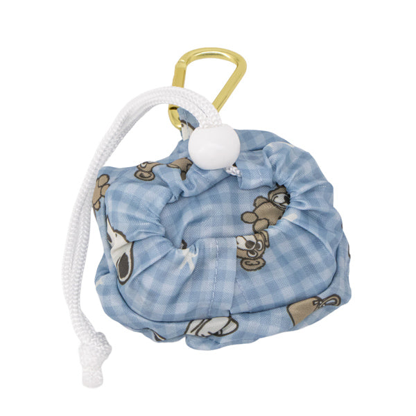 スヌーピー ポーチ付きエコバッグ (スヌーピーとくま)