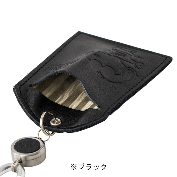 スヌーピー カラビナ付きパスケース (ジョー・クール)