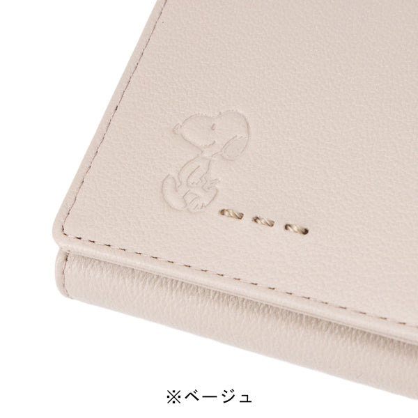 スヌーピー 2ルーム二つ折財布 (ステッチシリーズ)