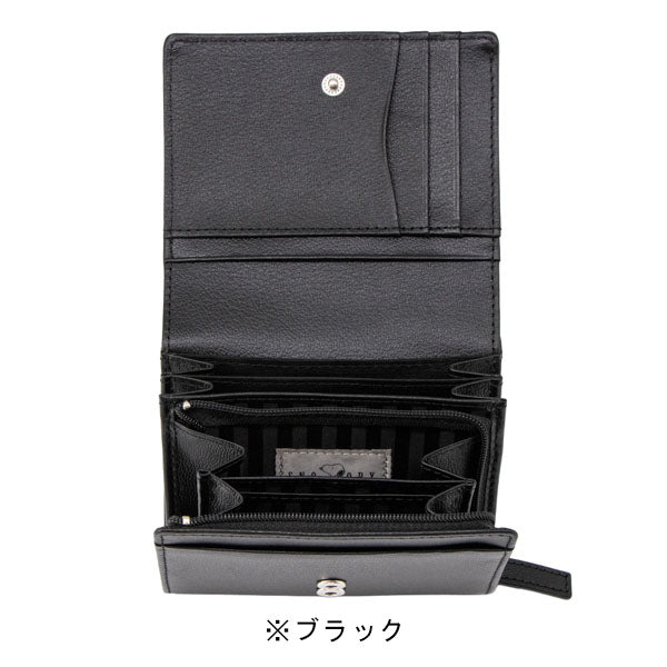 スヌーピー 2ルーム二つ折財布 (ステッチシリーズ)