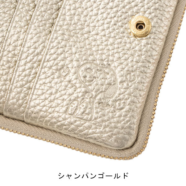 スヌーピー 二つ折れ財布 (かるふわシリーズ)