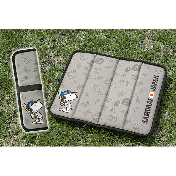 侍ジャパン スヌーピー 折り畳みクッション