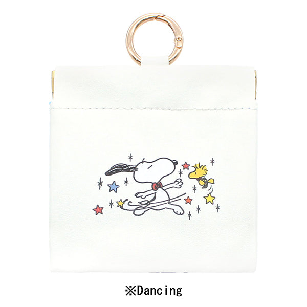 スヌーピー カラビナ付きバネケース