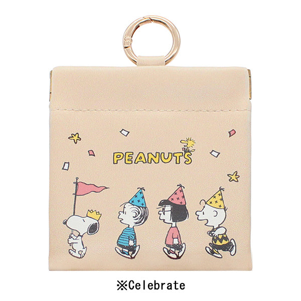 スヌーピー カラビナ付きバネケース