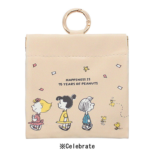 スヌーピー カラビナ付きバネケース