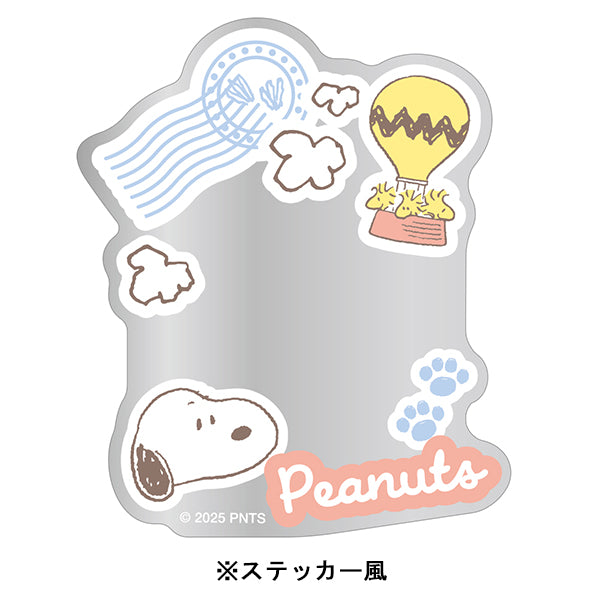 スヌーピー アクリルミラーシール