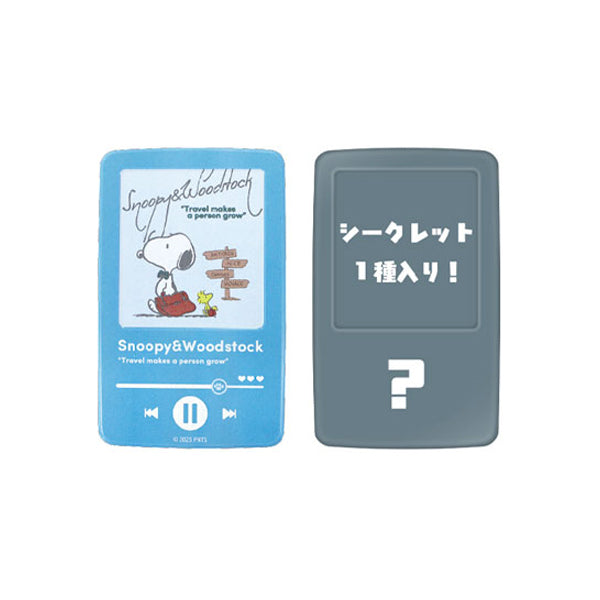 スヌーピー シークレットミュージックプレイヤー風缶バッジ