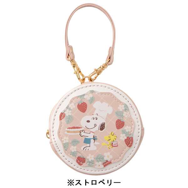 スヌーピー ラウンドマカロンポーチ (Love&Sweetsシリーズ)