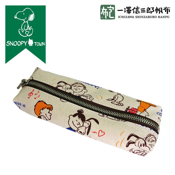 PEANUTS×一澤信三郎帆布コラボ ペンケース (総柄)