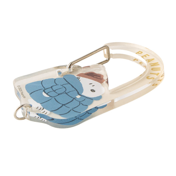 スヌーピー アクリルカラビナ (ぬくぬくほっこりウィンター)