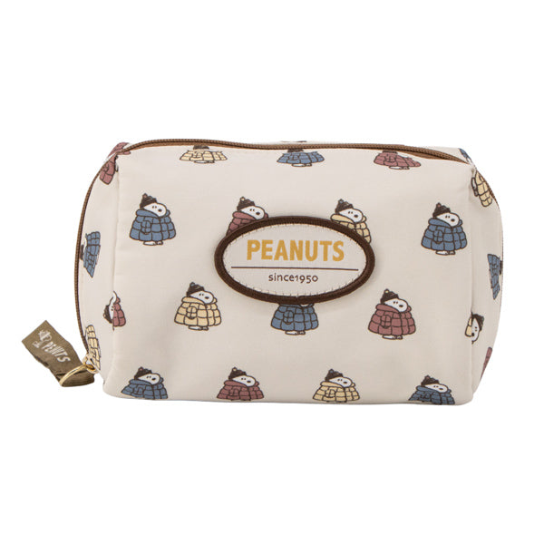 スヌーピー スクエアポーチ (チラシ/ぬくぬくほっこりウィンター)