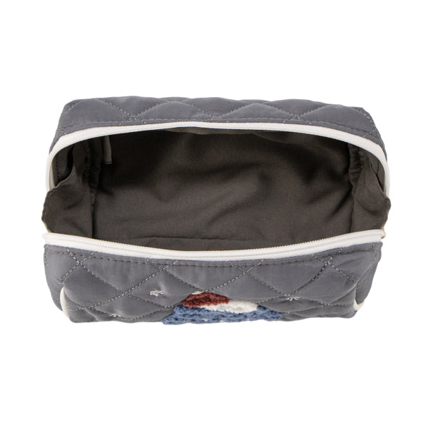 スヌーピー スクエアポーチ (ワンポイント/ぬくぬくほっこりウィンター)