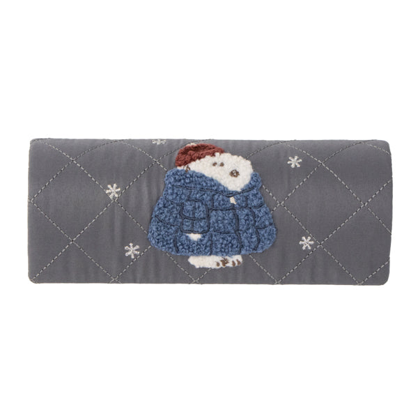 スヌーピー メガネケース (ワンポイント/ぬくぬくほっこりウィンター)