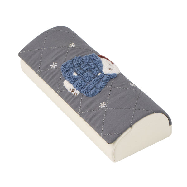 スヌーピー メガネケース (ワンポイント/ぬくぬくほっこりウィンター)