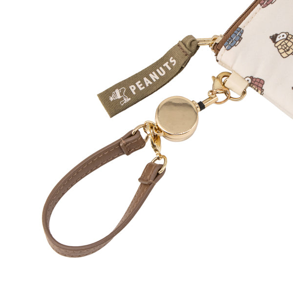 スヌーピー ポケット付きパスケース (ぬくぬくほっこりウィンター)