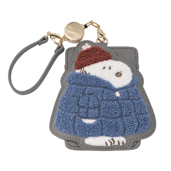 スヌーピー ダイカットパスケース (ぬくぬくほっこりウィンター)