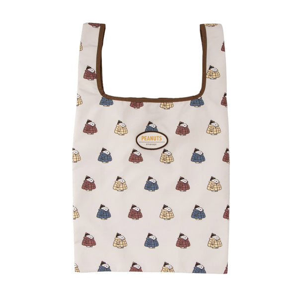 スヌーピー エコバッグ M (チラシ/ぬくぬくほっこりウィンター)