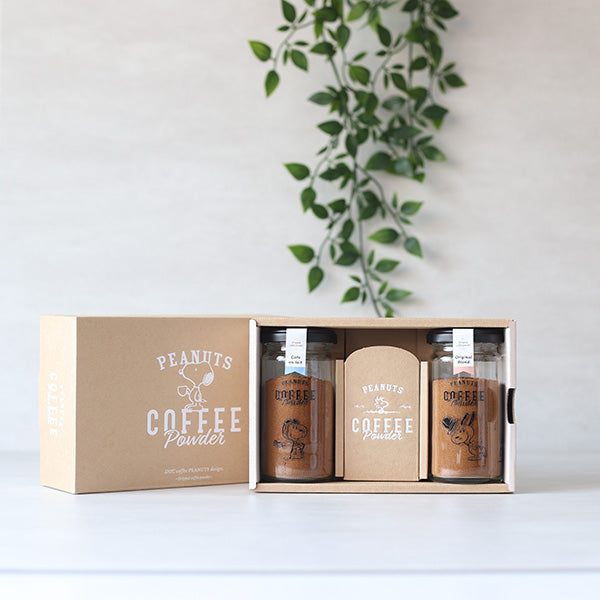 スヌーピー コーヒーパウダー ギフトセット (オリジナル+カフェオレ)