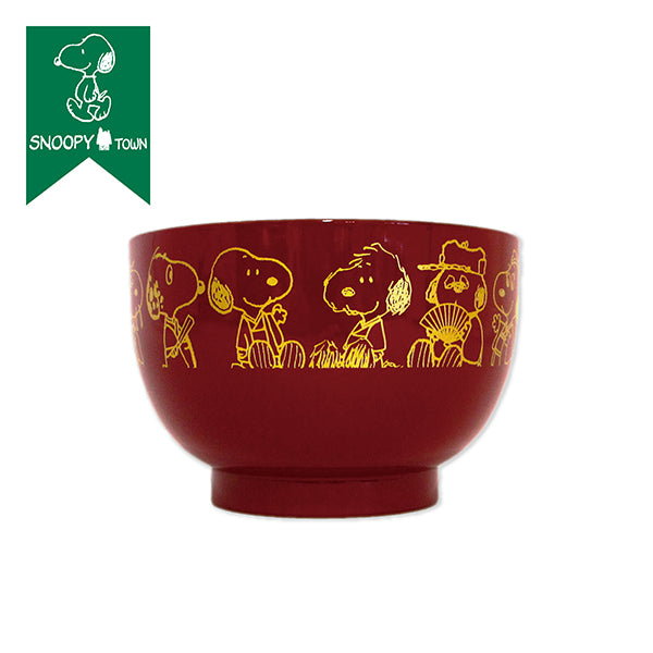 スヌーピー お椀 (朱/Happy New Year)