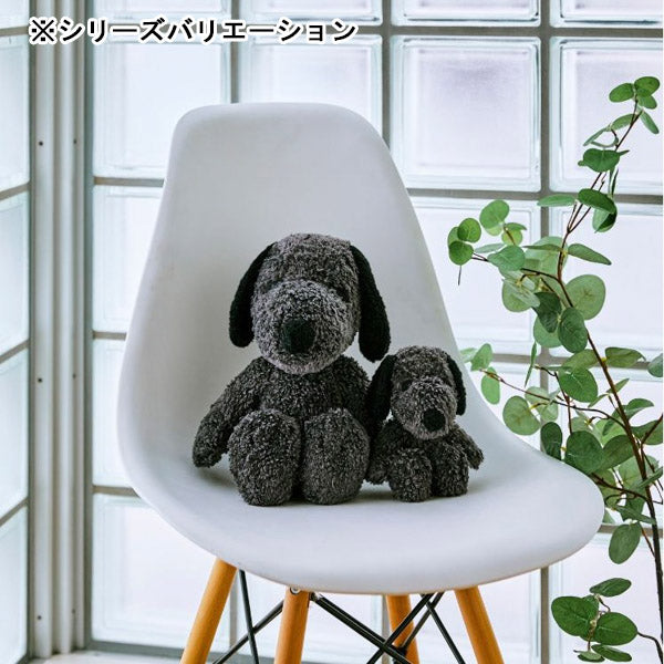 スヌーピー ハロー!MY スヌーピー (手のひらサイズ/チャコール)