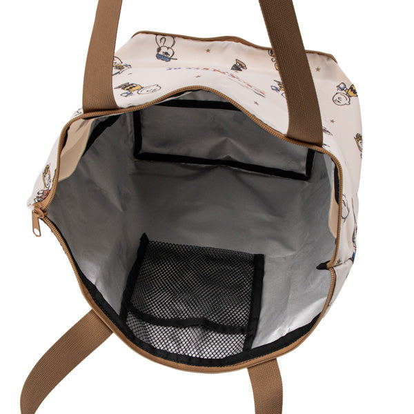 スヌーピー Wスペース保冷サポートエコバッグ (YUMMY FUN FUN)