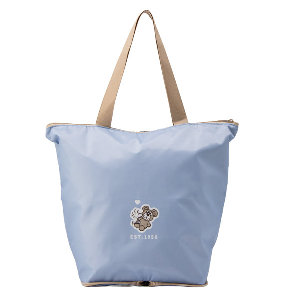 スヌーピー Wスペース保冷サポートエコバッグ (スヌーピーとくま)