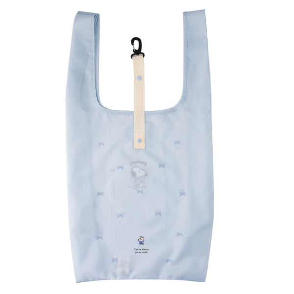 スヌーピー フック付きエコバッグ (Ribbon mood)