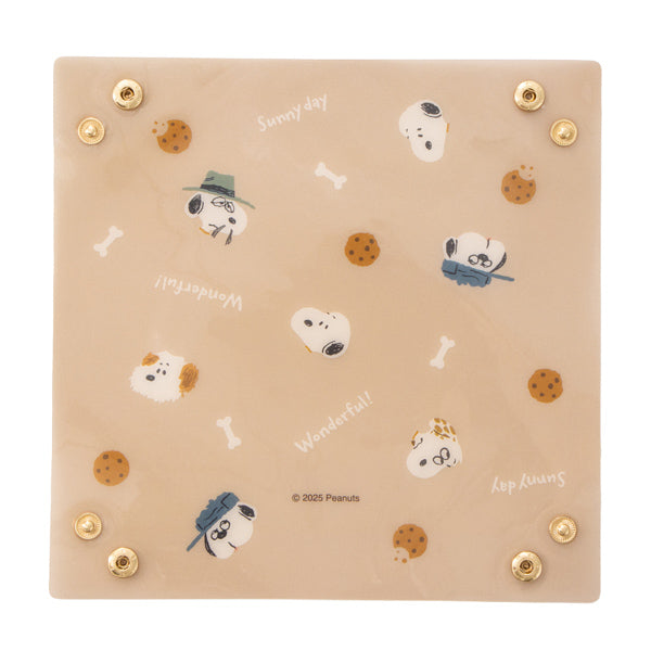 スヌーピー 折りたためるクリアトレー (WONDERFUL BROTHERS)
