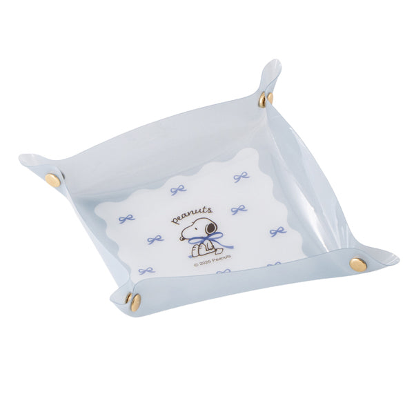 スヌーピー 折りたためるクリアトレー (Ribbon mood)