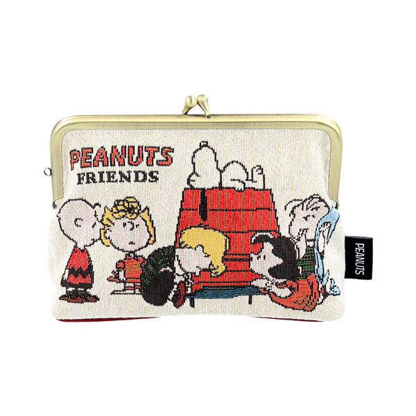 スヌーピー ゴブラン織 ポーチ がま口 (フレンズ/NewLifeCollection)